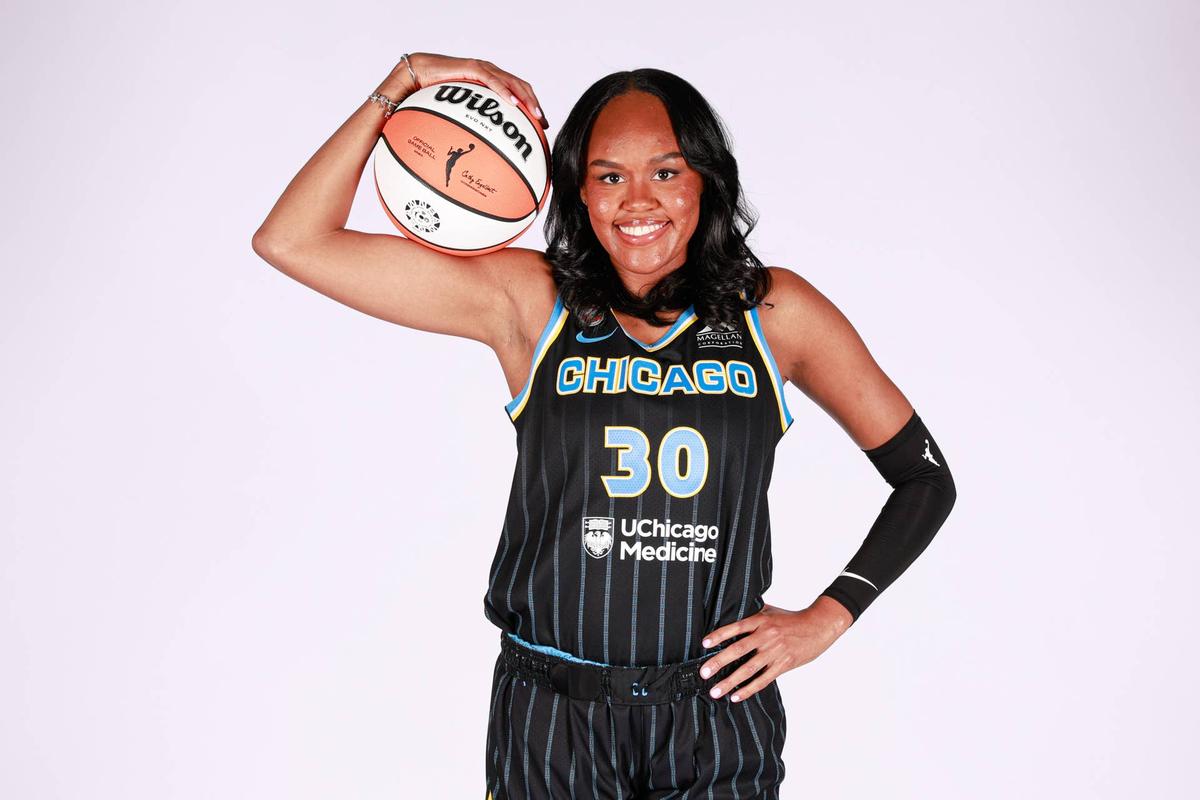 Chicago Sky forward Azura Stevens (30) Kamil Krzaczynski-Imagn Images