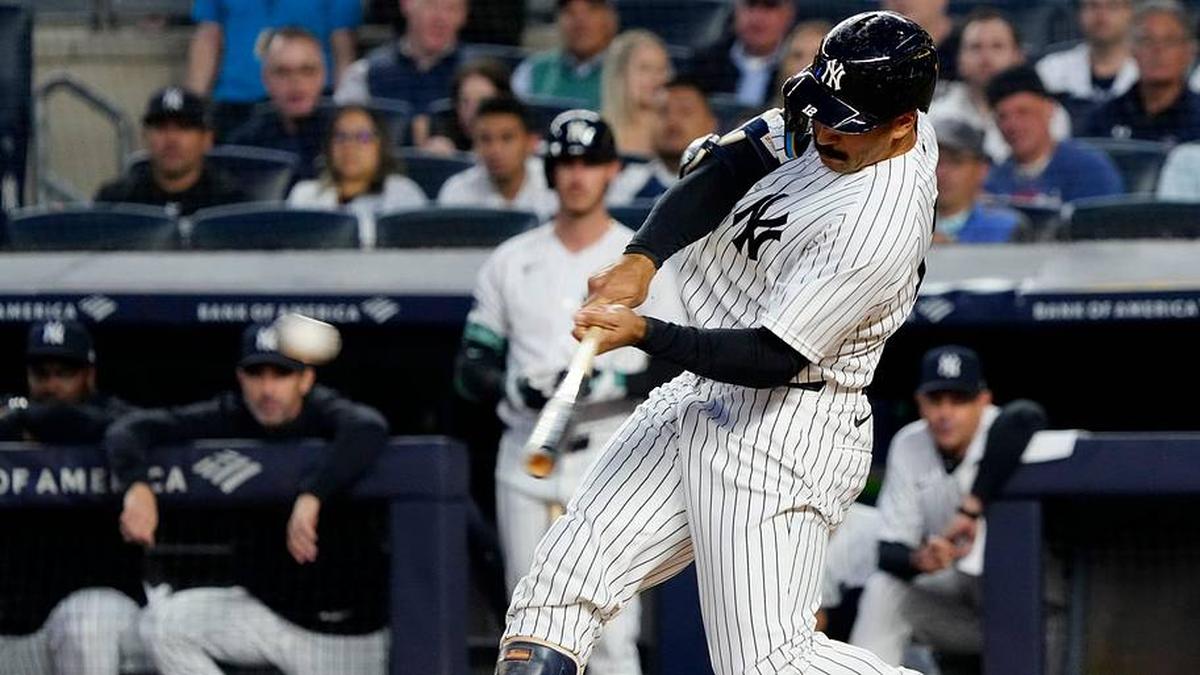  Trent Grisham has done a much better job of not striking out at the plate as much as before. | Kevin R. Wexler-NorthJersey.com / USA TODAY NETWORK via Imagn Images 