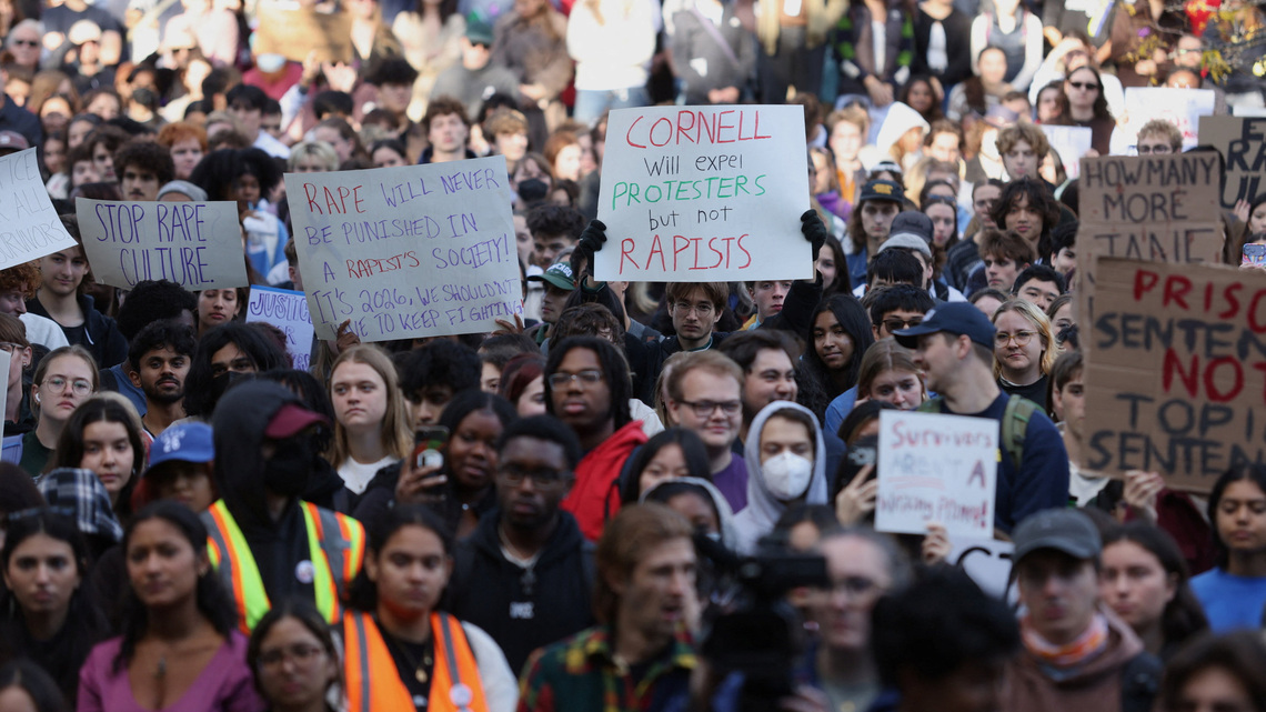 Cornell students stage anti-rape rally in support of 'Jane Doe' 