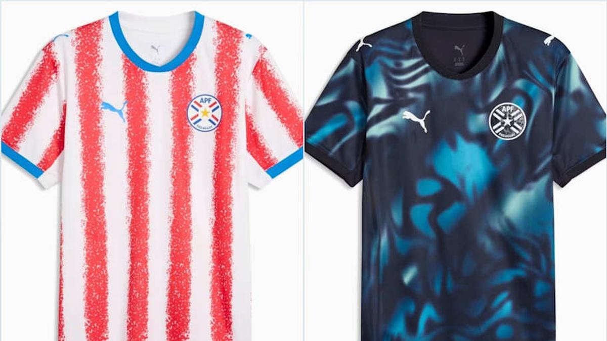  Paraguay's home and away World Cup jerseys feature plenty of creative expression. | Puma 