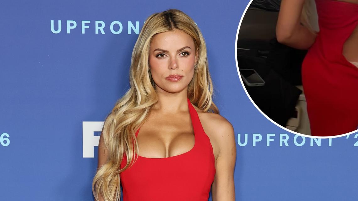 Brooks Nader Laughs Off Wardrobe Malfunction as She 'Busts Out' of Her Dress 