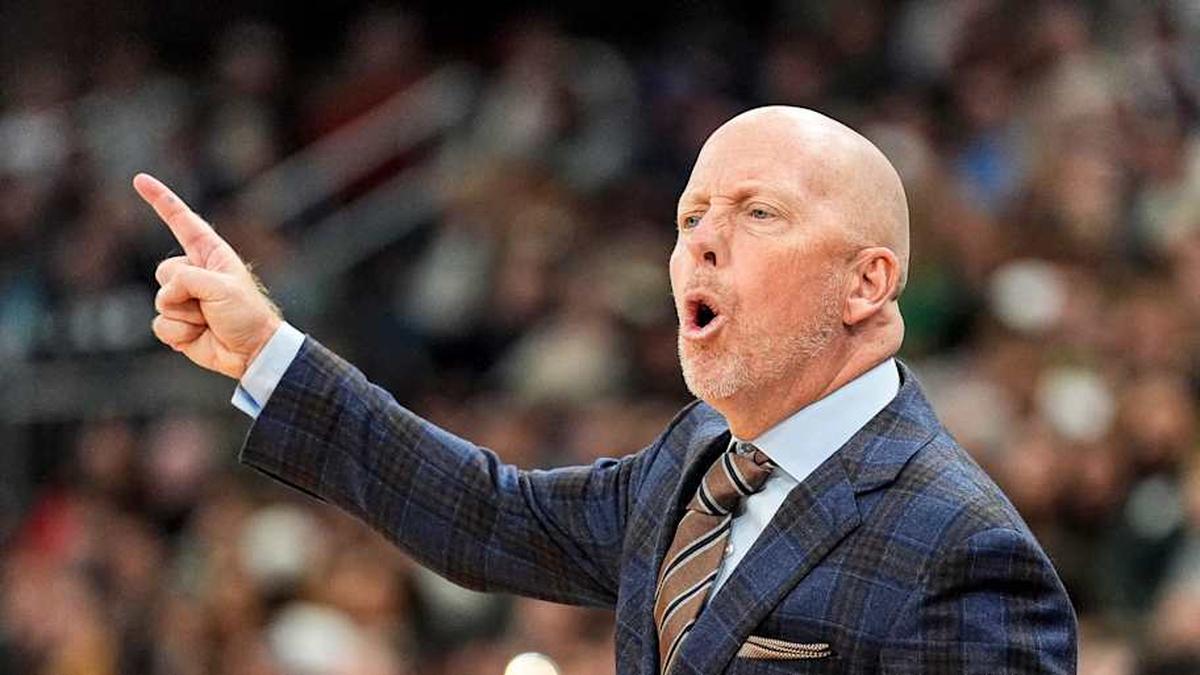  UCLA head coach Mick Cronin reacts to a play against Michigan State during the first half of Big Ten tournament quarterfinal at United Center in Chicago on Friday, March 13, 2026. | Junfu Han / USA TODAY NETWORK via Imagn Images 
