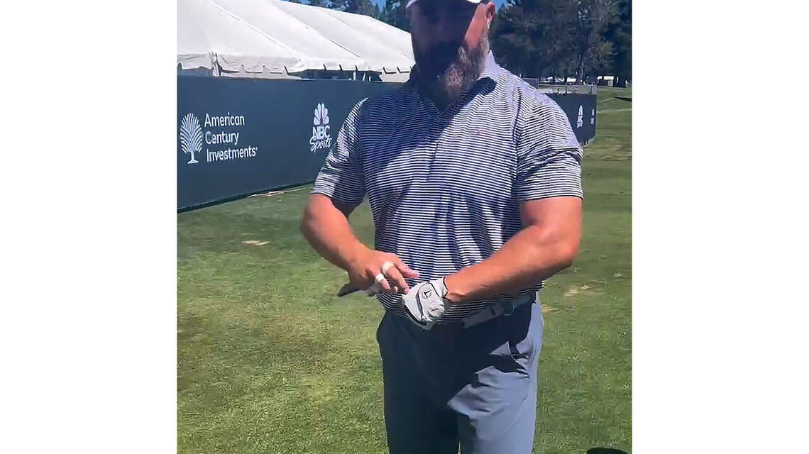 Jason Kelce Tees Off in 1st Public Appearance Since Brother Travis' Wedding 