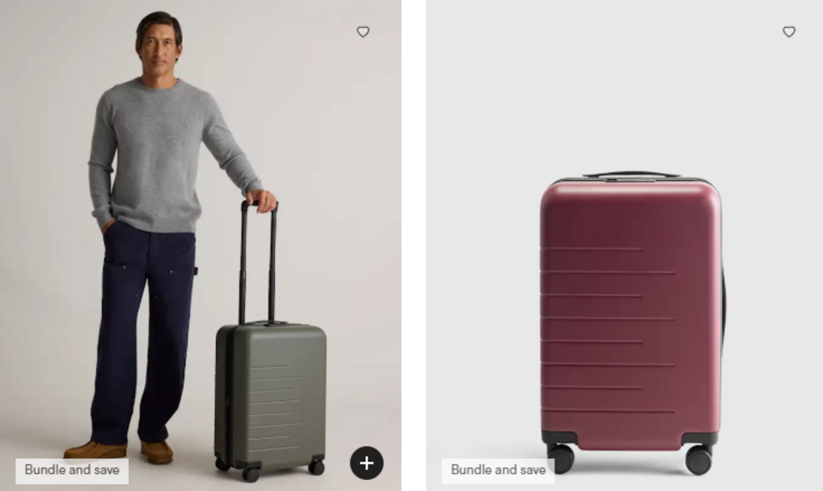  This durable carry-on will take you around the world. And it’s on sale now! Photo credit: Quinc 