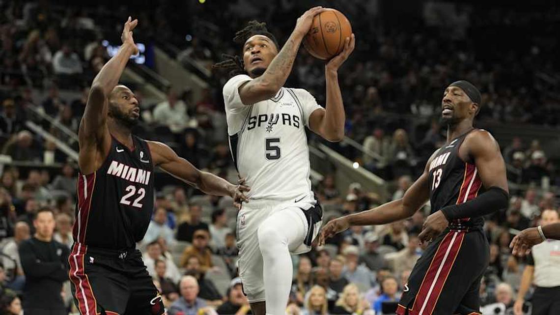 Jaquez, Wiggins & Castle's status divulged ahead of Heat-Spurs: Injuries, Preview, Odds