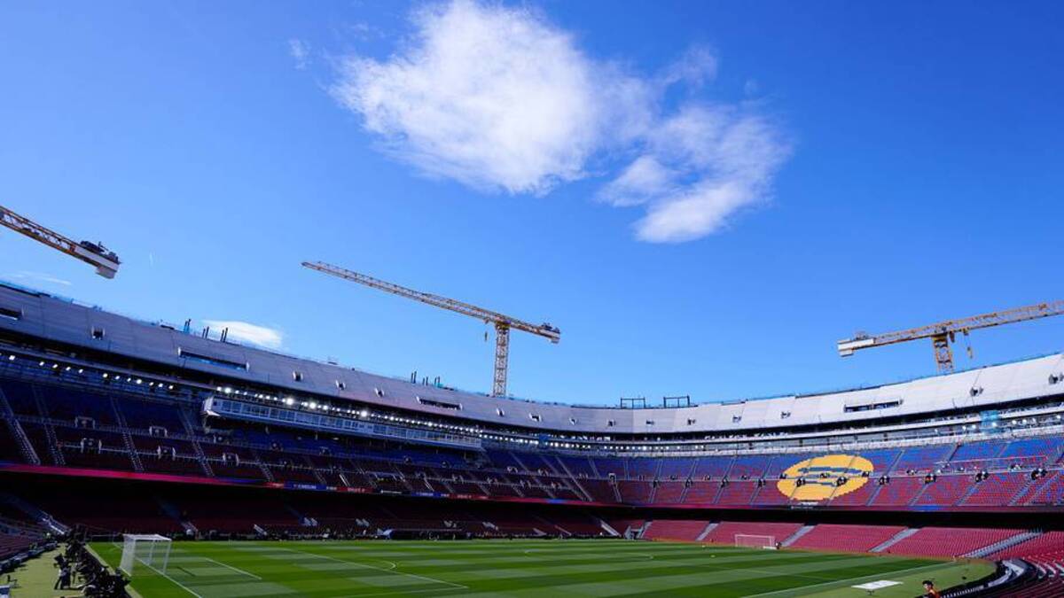  The Camp Nou renovation project began in May 2023. | Jose Breton/Pics Action/NurPhoto/Getty Images 