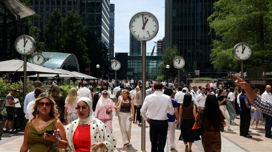 UK business morale hits four-month high in July, Lloyds survey shows 