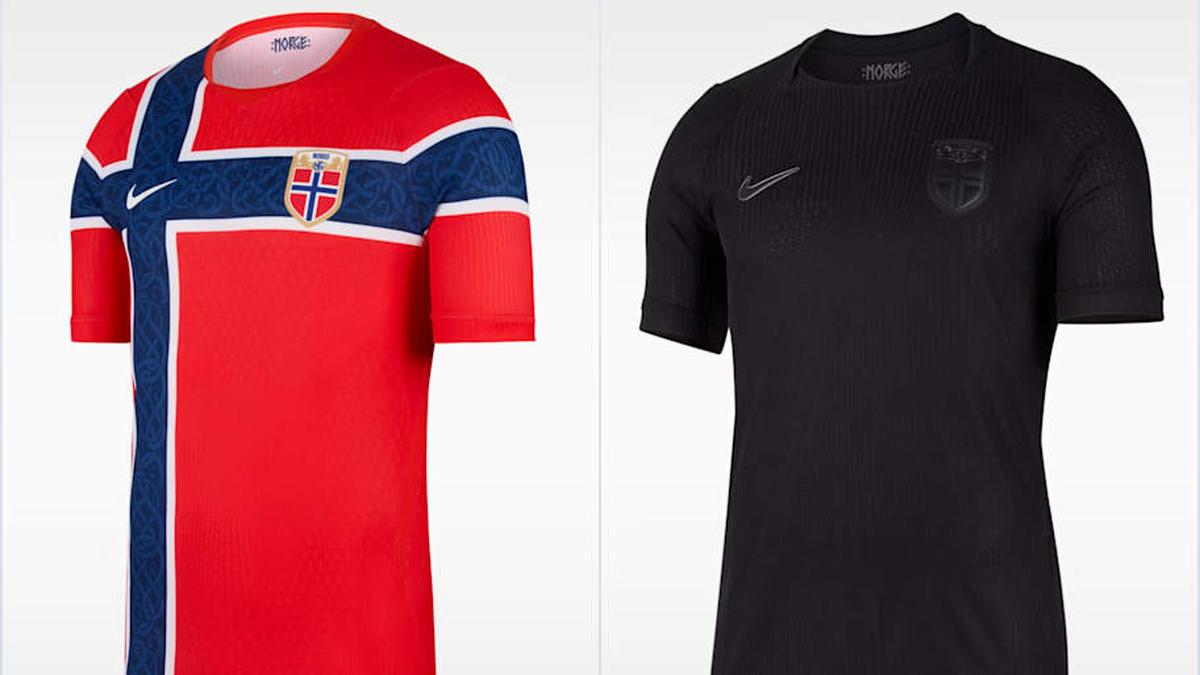  Norway's national flag stands out on the home jersey. | Nike 