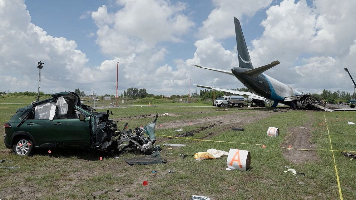 Pilots of crashed Amazon cargo plane were unaware of wind conditions