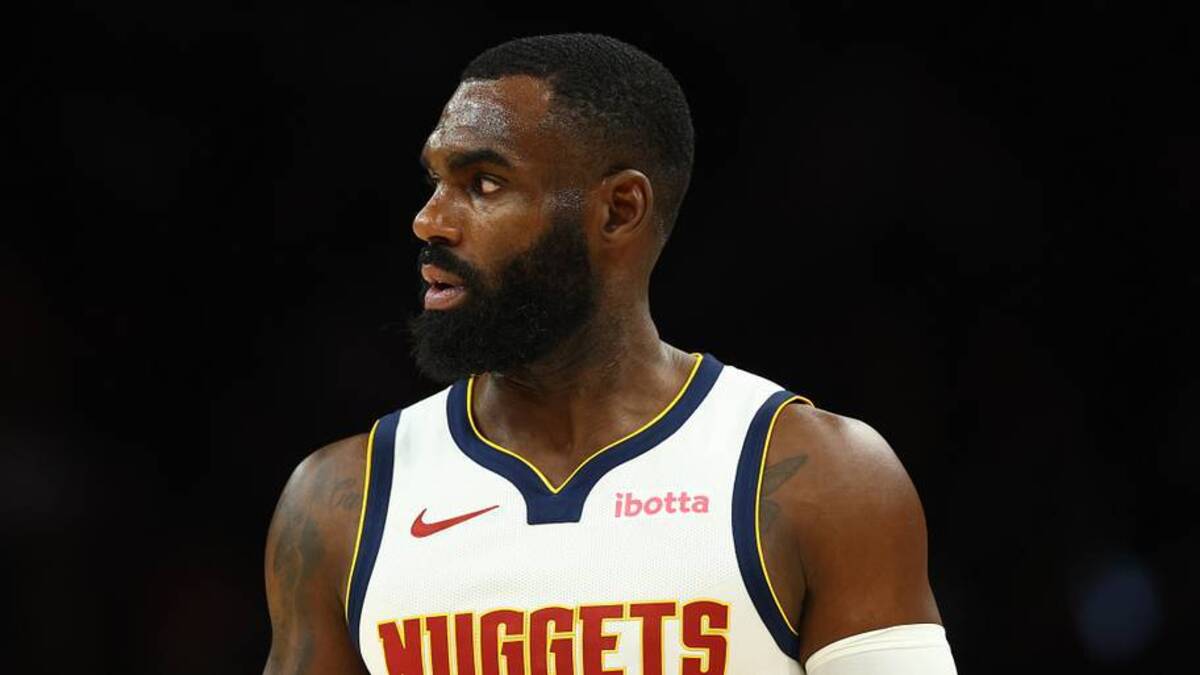  Mar 24, 2026; Phoenix, Arizona, USA; Denver Nuggets guard Tim Hardaway Jr. (10) against the Phoenix Suns at Mortgage Matchup Center. Mandatory Credit: Mark J. Rebilas-Imagn Images | IMAGN IMAGES via Reuters Connect 