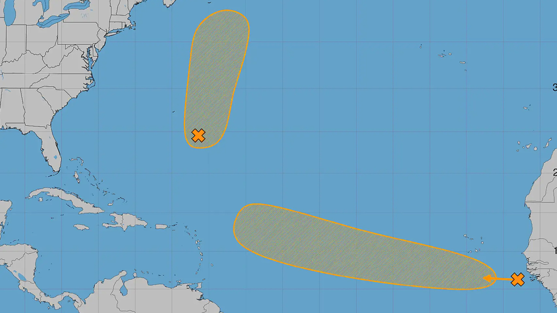 Tropical Storm Dolly could be in store as NHC tracks 2 Atlantic systems 