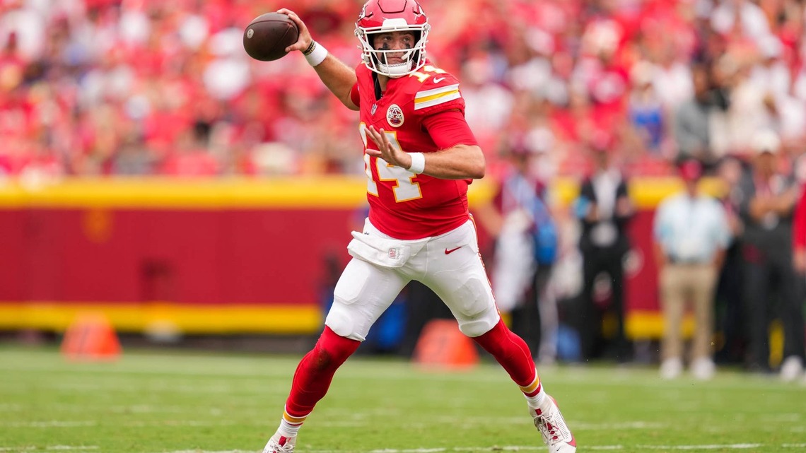 Kansas City Chiefs Rookie Quarterback Sees First NFL Preseason Action Saturday 