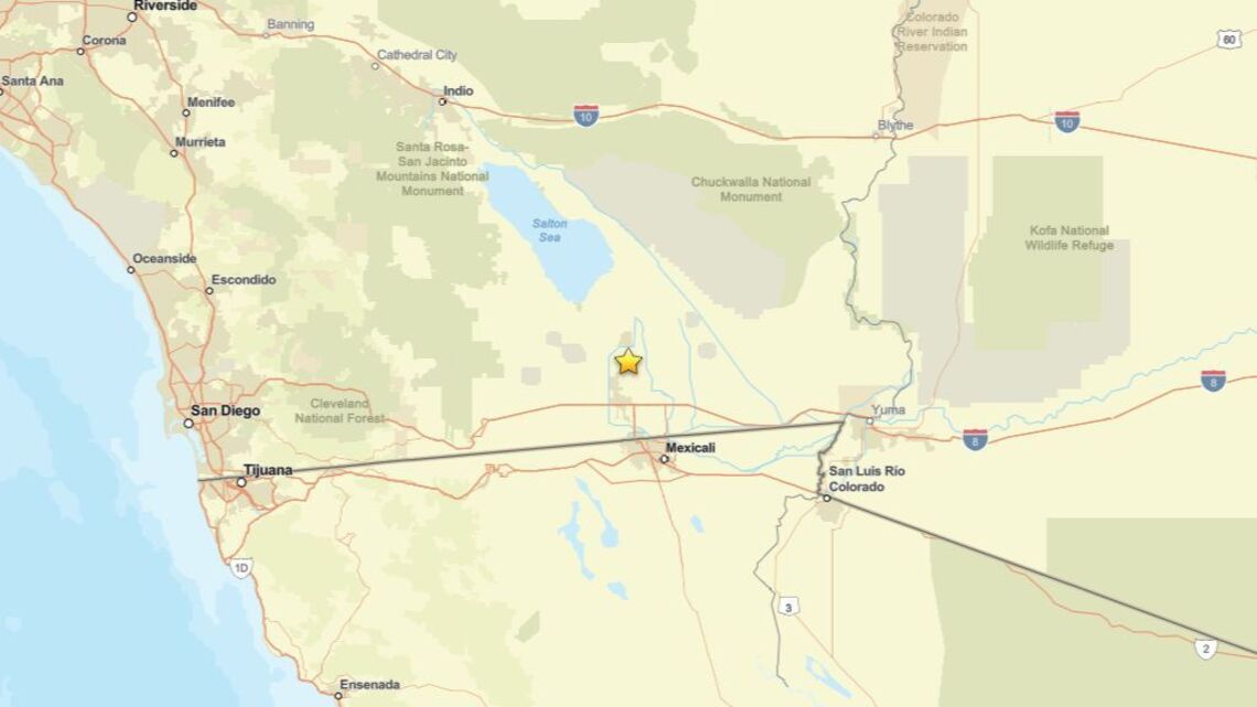 Update: July 23 - 3.2 magnitude earthquake reported close to Brawley, CA 