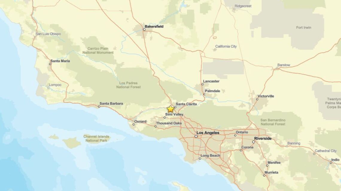 Update: Earthquake struck region close to Valencia, CA on Oct. 18 - 2.2 magnitude reported 