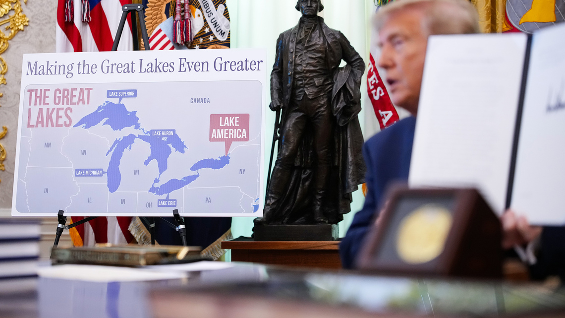 Trump renames Lake Ontario as Lake America, fans Canada spat