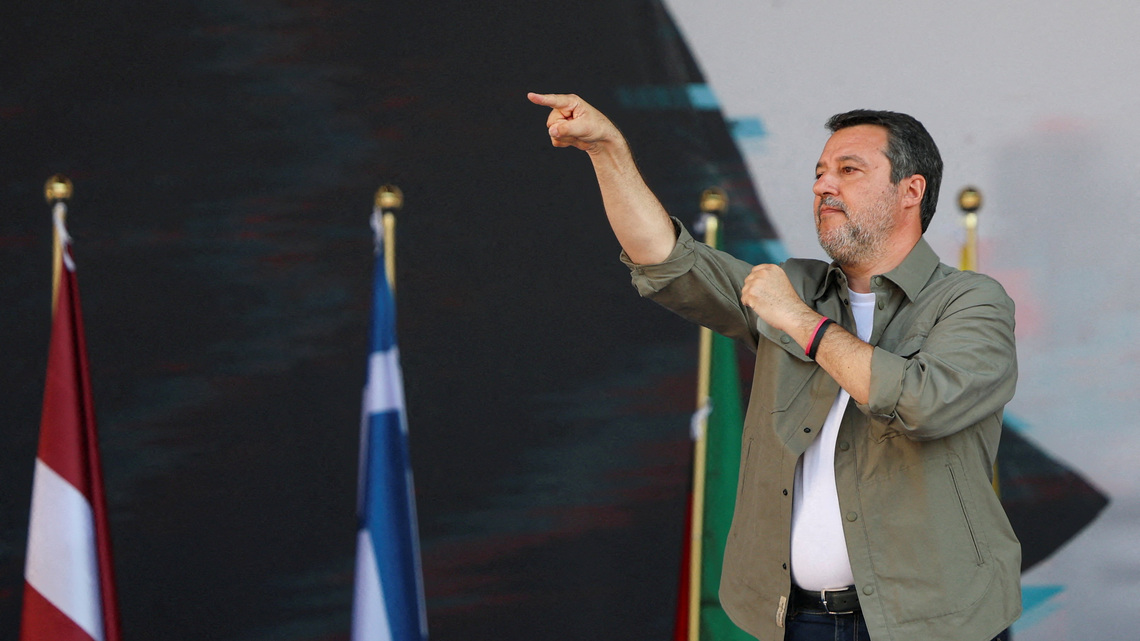 Italy's Salvini calls congress seeking to tighten grip on League party 
