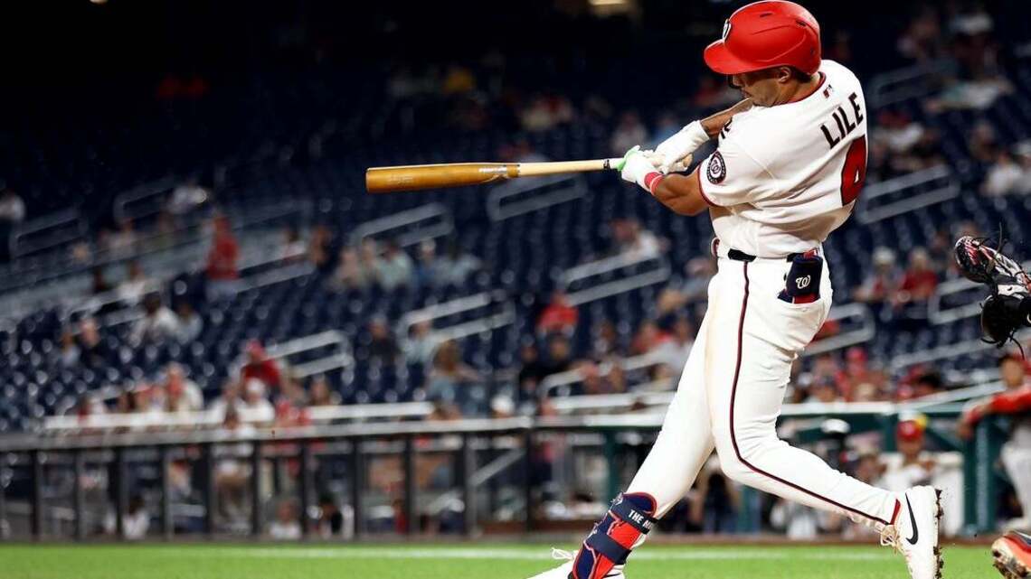 Daylen Lile's pinch-hit HR helps Nats top Phillies for 4th straight win