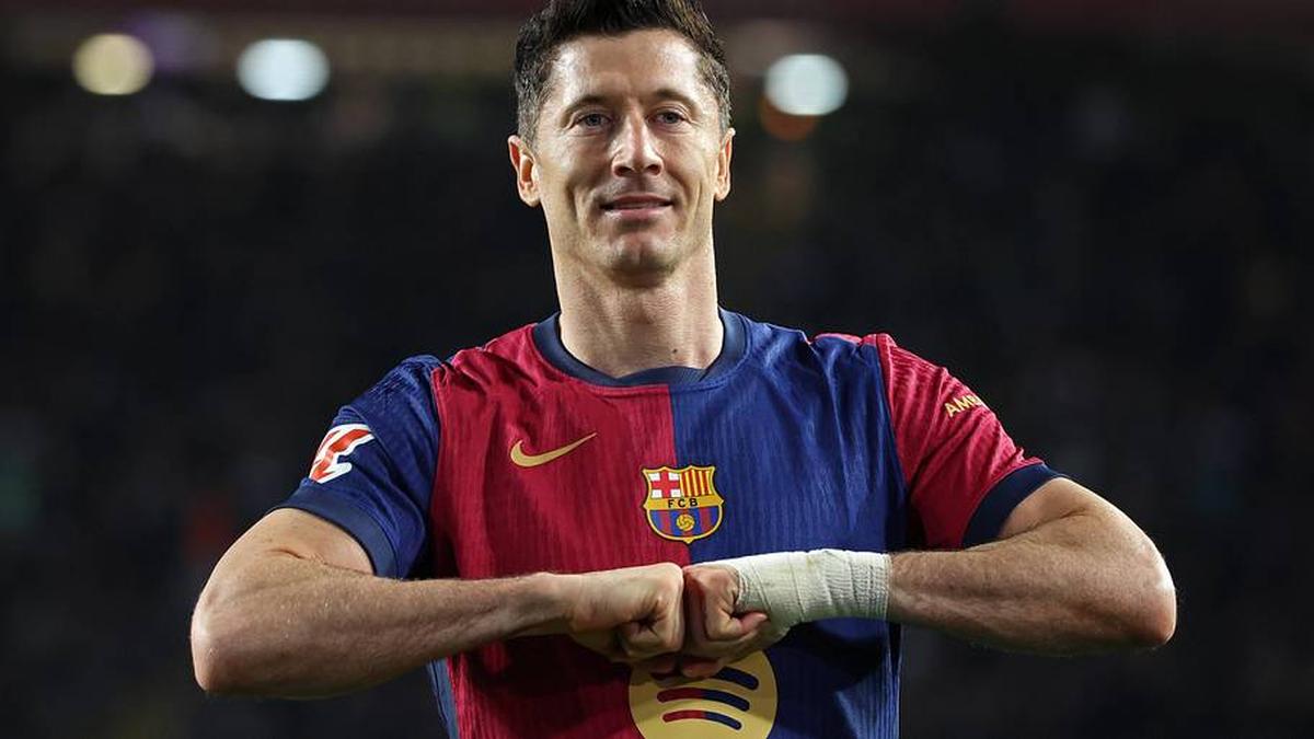  Robert Lewandowski was nothing short of prolific for Barça. | IMAGO/NurPhoto 