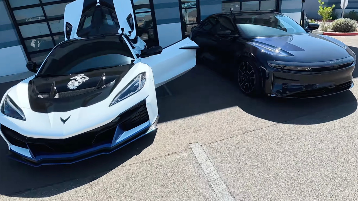 Lucid Air Sapphire Beats Corvette ZR1X With 8.99-Second Quarter-Mile Run 