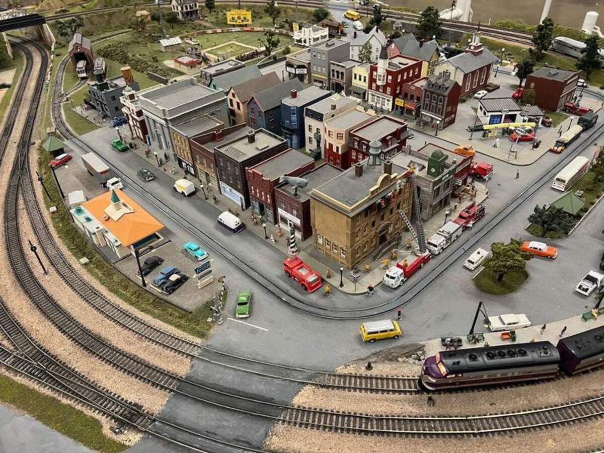  Notice the tiny details of the model train exhibit at the Wilmington Railroad Museum. Photo credit: Kimberly Stroh 