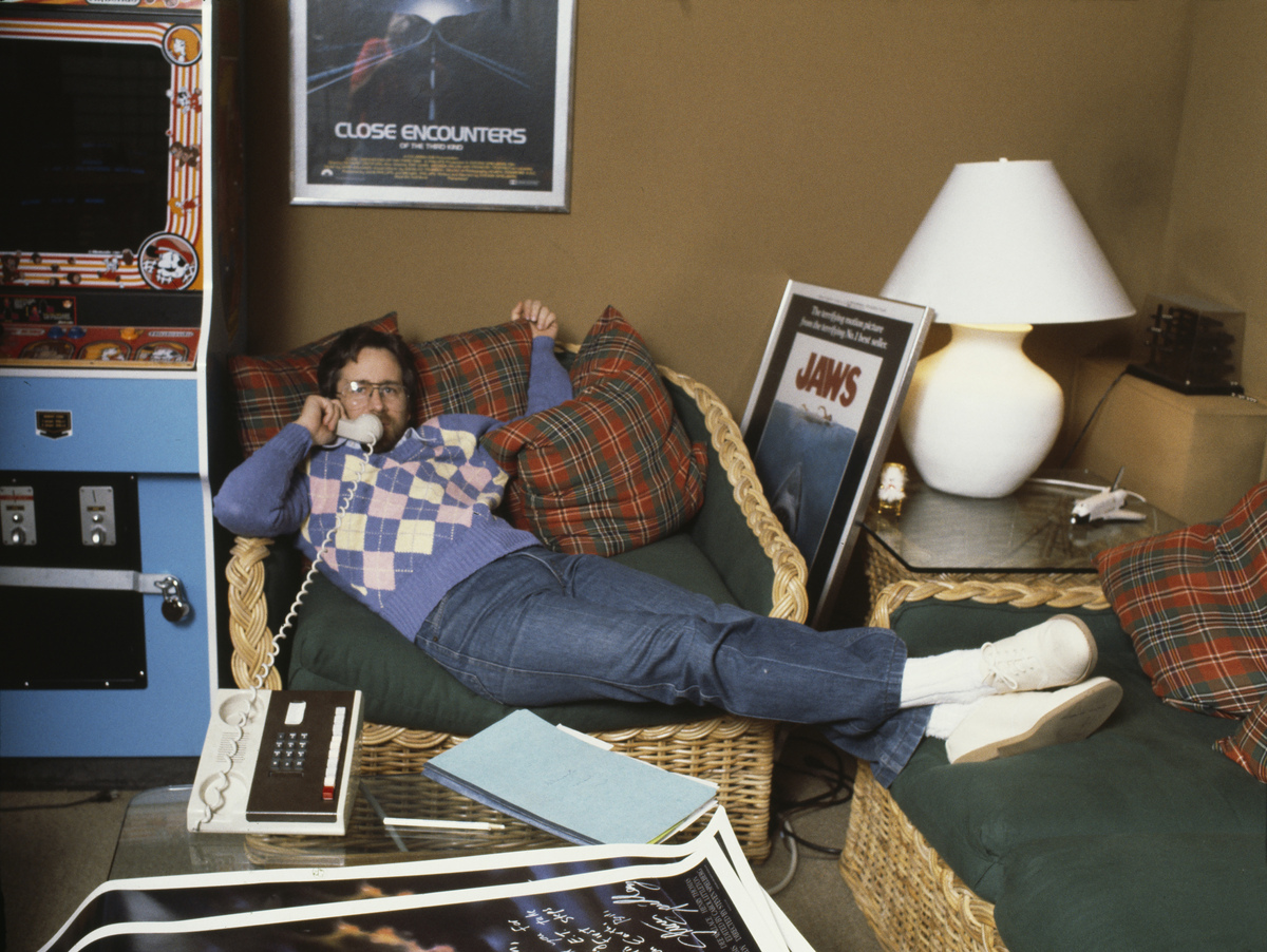 Steven Spielberg at homeBruce McBroom / Contributor