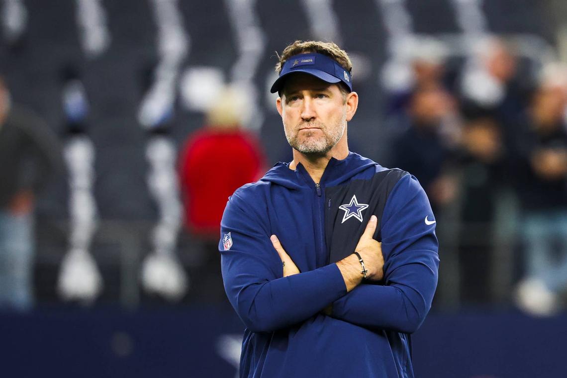  Dallas Cowboys head coach Brian Schottenheimer. Kevin Jairaj-Imagn Images