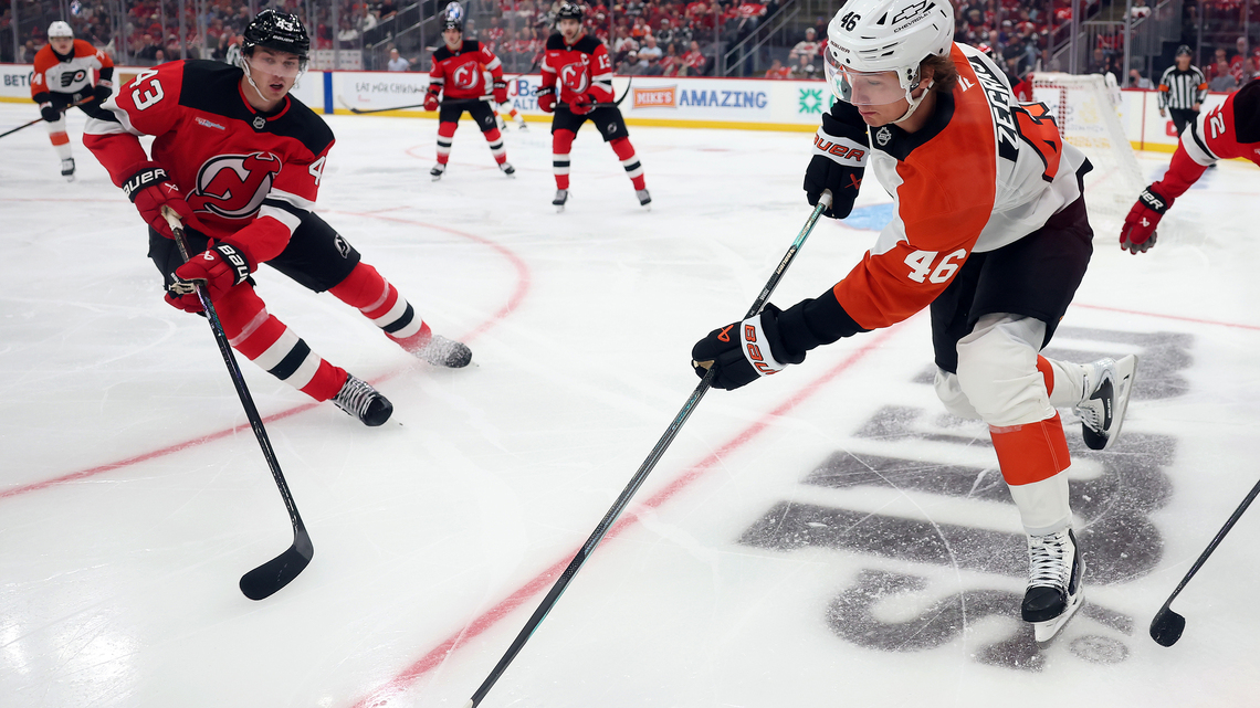 Flyers pushed to overtime by the Devils, lose 3-2 on Jack Hughes' game-winner 