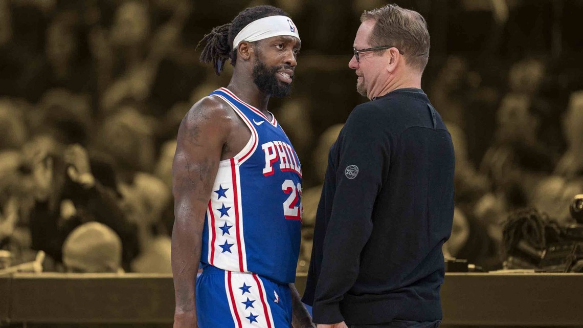 Patrick Beverley explains why Nick Nurse is under more pressure than LeBron to deliver a title in Philly 