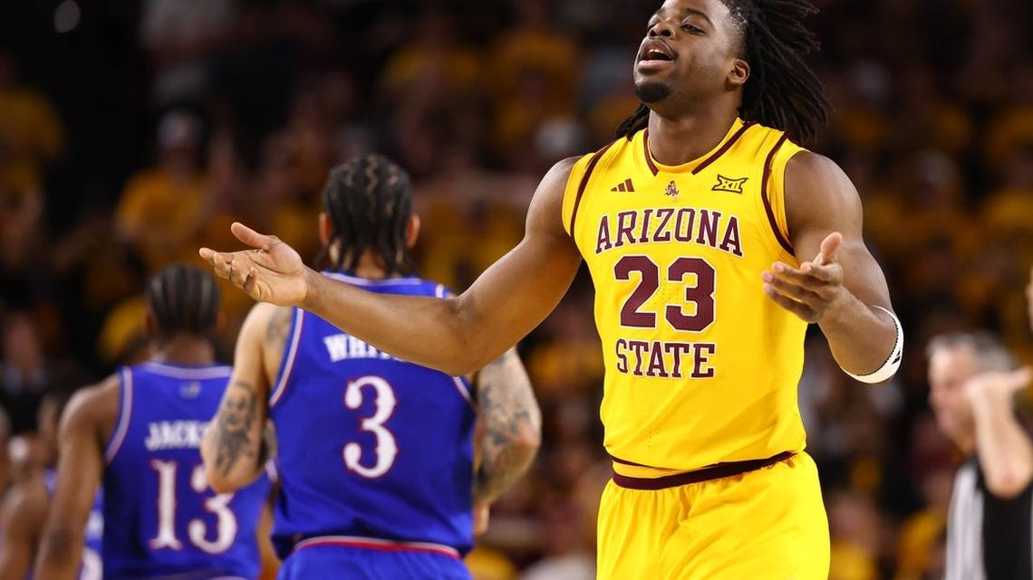 Odum sparks Arizona State to upset of No. 14 Kansas