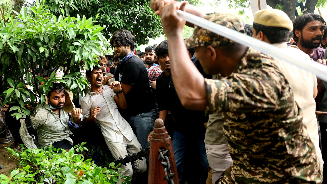 India youth group says will not march again because police will 'hurt youth' 