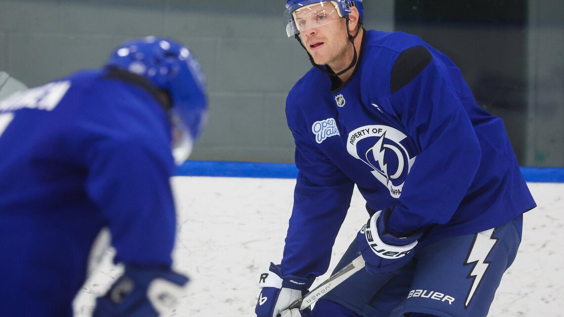 Newcomer John Carlson has quickly fit in well with Lightning