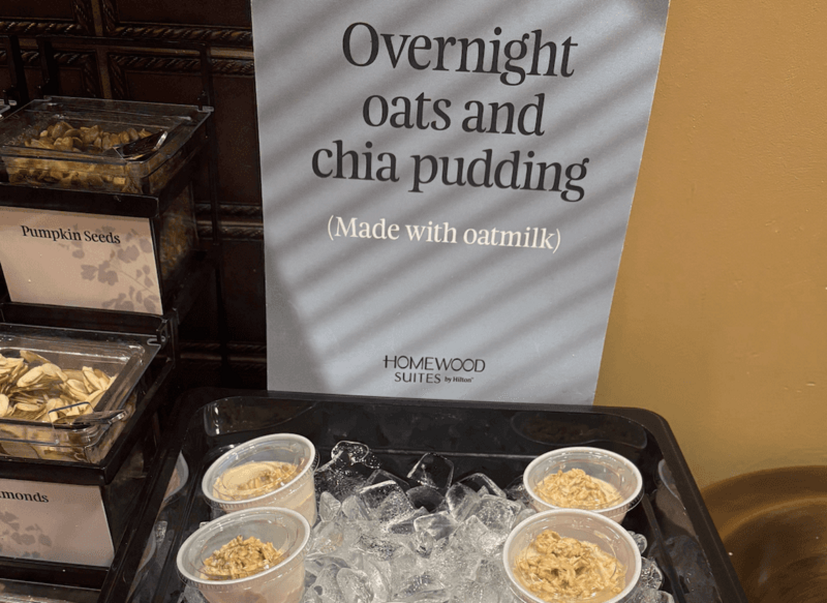  The free breakfast at Homewood Suites had something for everyone. Photo credit: Judy Antell 