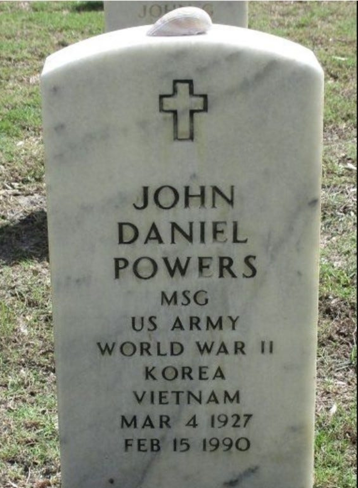 John Daniel Powers was the son of Grace Marie Dixon Powers Martin, who owned Earl's Hideaway biker bar in Sebastian, Florida, and Samuel "Sam or Sammy" Richard Powers, who played on the inaugural Green Bay Packers from 1919-21. John died at Indian River Memorial Hospital on Feb. 15, 1990, and was buried in the Florida National Cemetery in Bushnell.