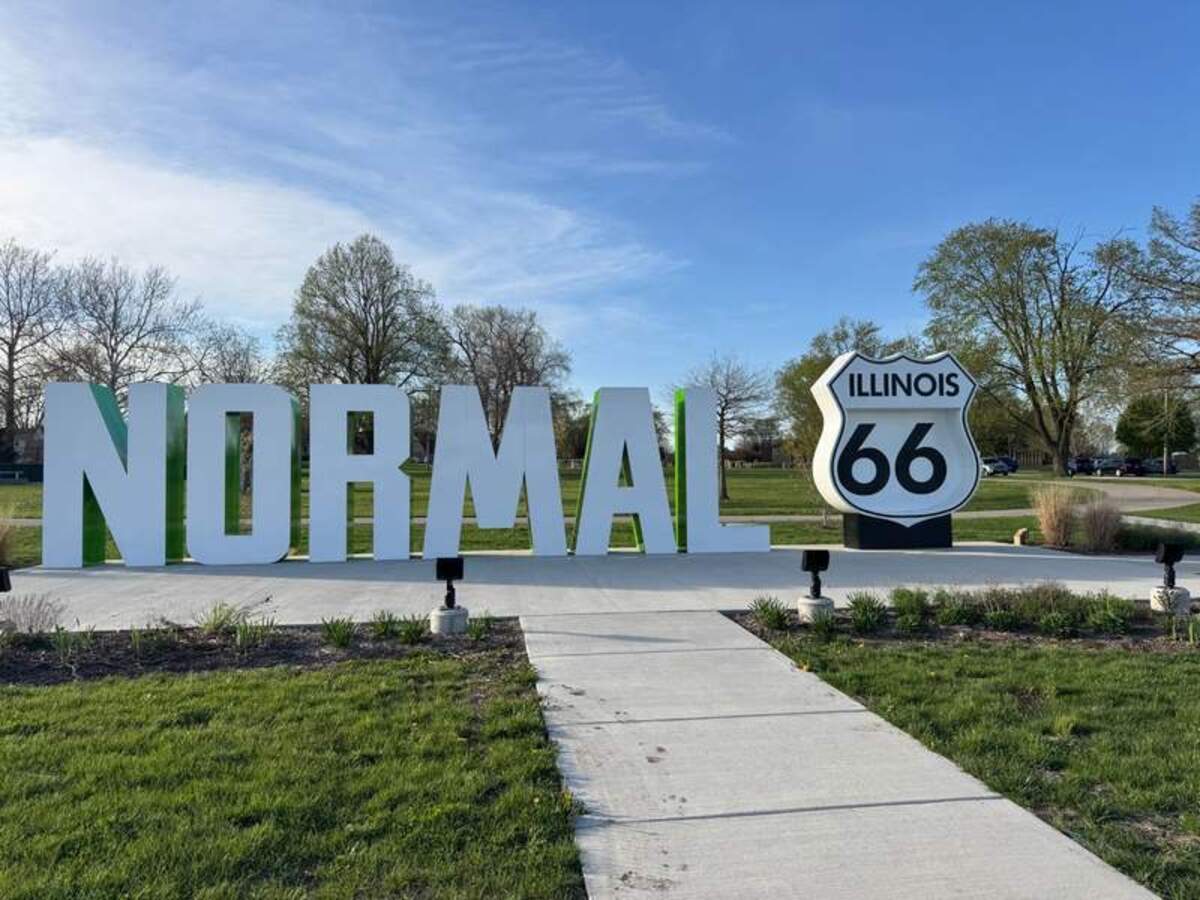  Driving Route 66 through Illinois in spring brought us plenty of sunshine. Photo credit: Terri Marshall 