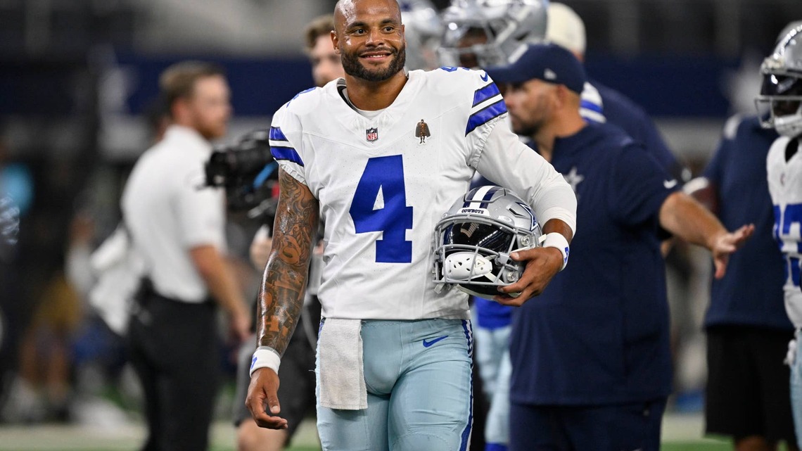Dak Prescott Reacts to Becoming Cowboys' All-Time Leader in TD Passes 