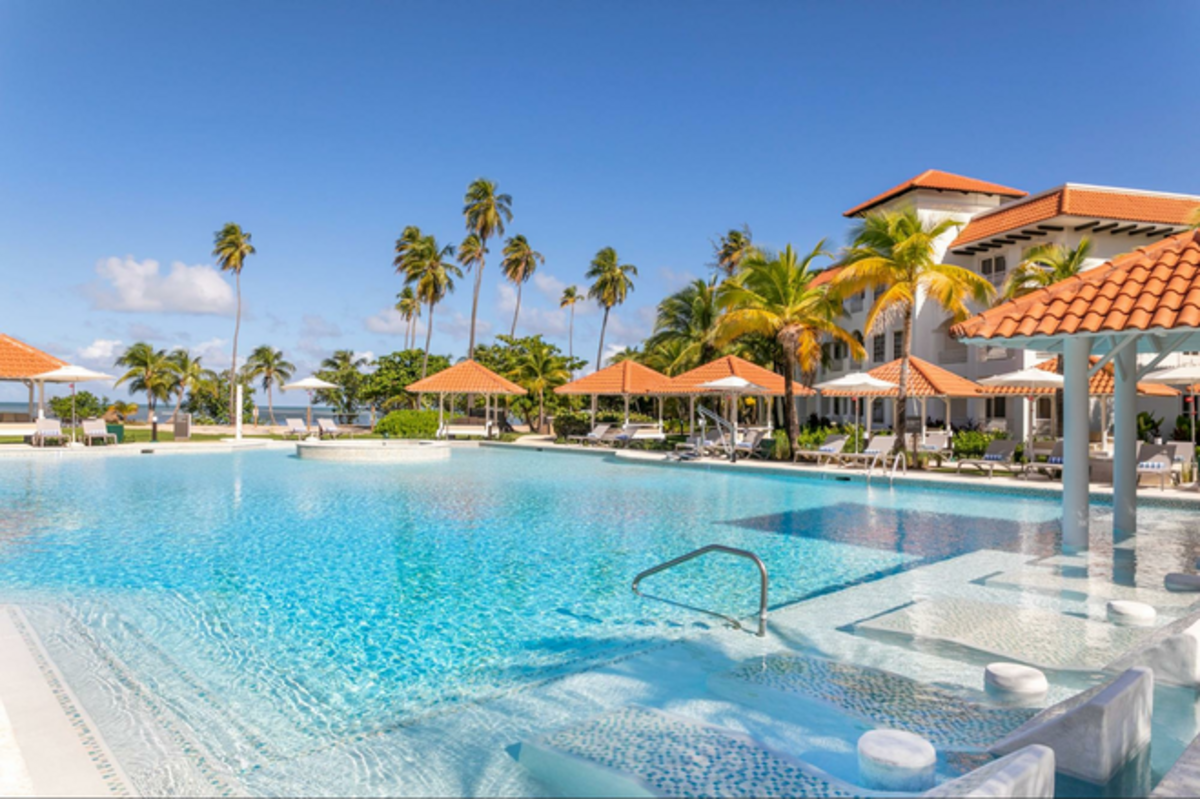 Pool at Hyatt Regency Grand Reserve Puerto Rico. Photo credit: Jill Robbins