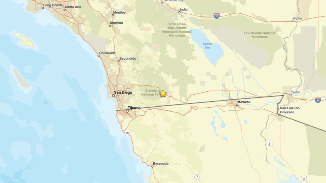 The earthquake previously reported by the USGS has been deleted after review 