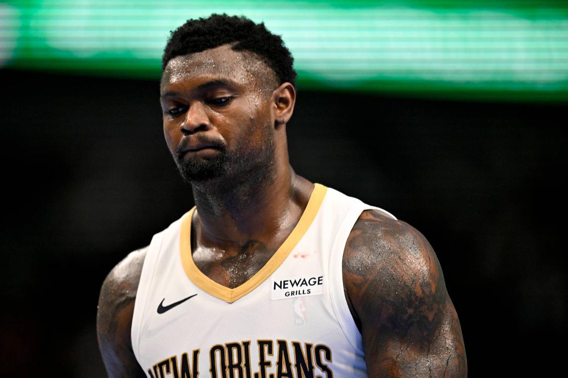  Zion Williamson's recurring availability concerns continue lowering projected fantasy reliability despite elite per-game production. Jerome Miron-Imagn Images