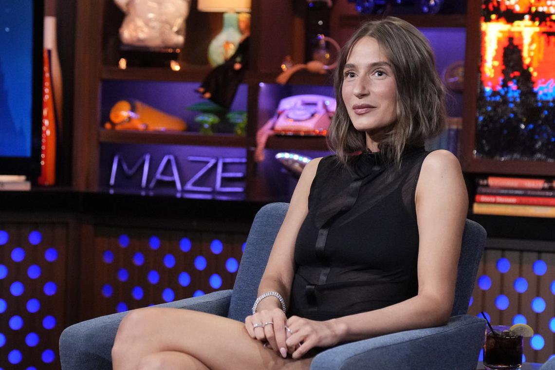  Amanda Batula on "Watch What Happens With Andy Cohen."Charles Sykes/Bravo 