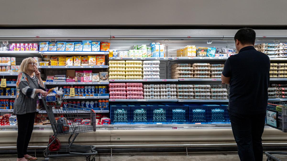 Produce Prices Rise As Gas Prices Continue To Soar. Customers shop for produce in an H-E-B grocery store on May 11, 2026 in Austin, Texas. 