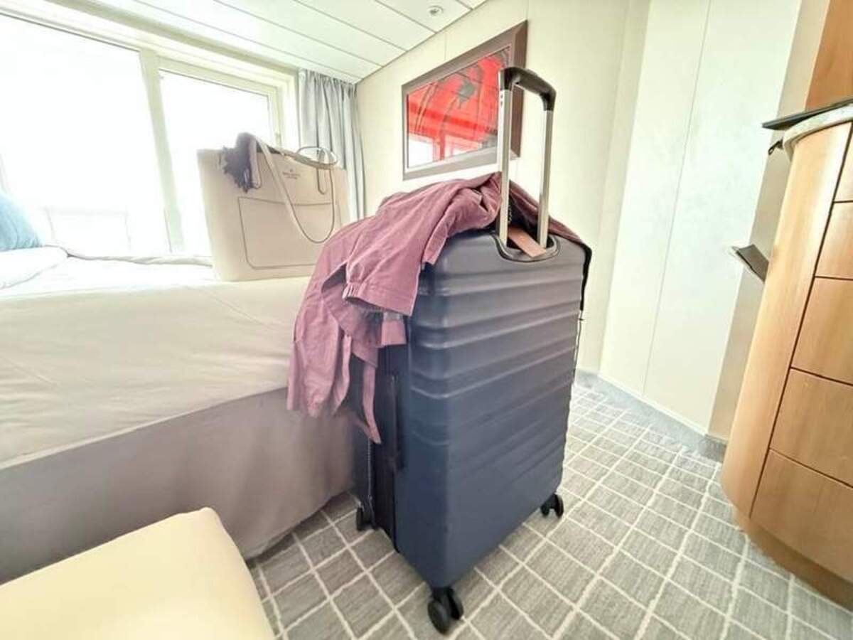  Everything I needed for my cruise (+ a few things I didn't and room for shopping) fit in this bag. Photo credit: Jill Robbins 