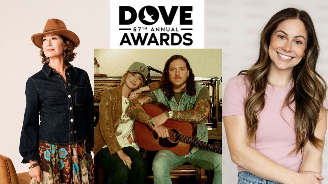 Dove Awards Surprise! Amy Grant Joins Natalie Grant for Dolly Tribute