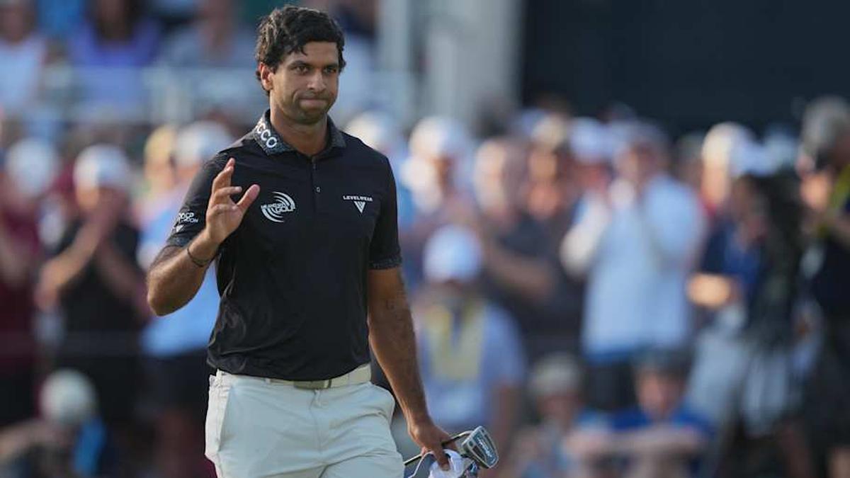  Rai was overwhelmed by his charge to victory on Sunday at Aronimink. | James Lang-Imagn Images 