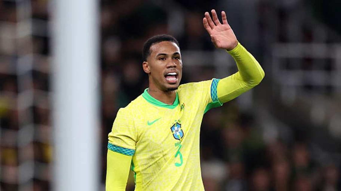  Gabriel is one Carlo Ancelotti's options at the back. | Catherine Ivill/AMA/Getty Images 