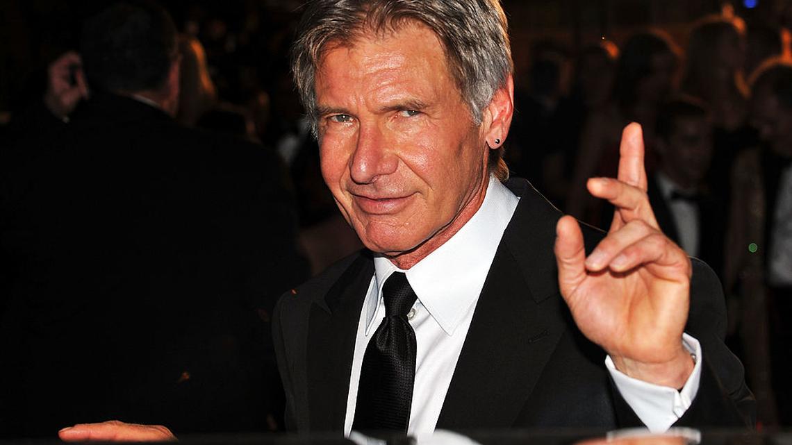 CANNES, FRANCE - MAY 18:  Actor Harrison Ford departs after  the Indiana Jones and The Kingdom of The Crystal Skull Premiere at the Palais des Festivals during the 61st International Cannes Film Festival on May 18 , 2008 in Cannes, France.  (Photo by Pascal Le Segretain/Getty Images)