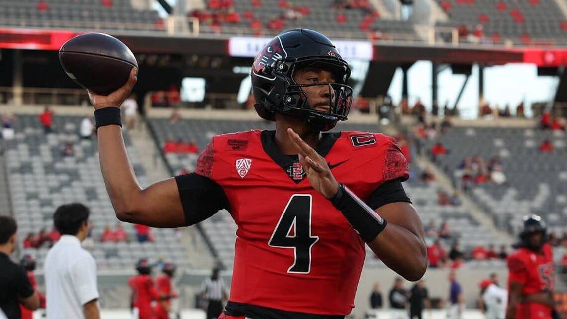 San Diego State turns to backup quarterback Draiden Trudeau amid blowout against Oregon State