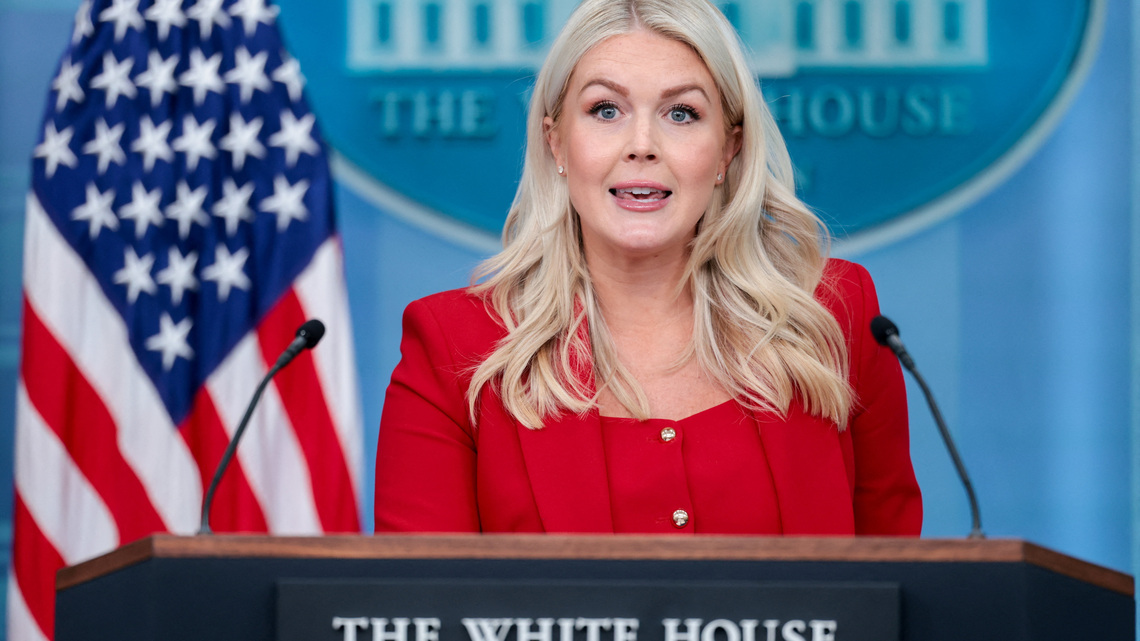 Trump says press secretary Leavitt to leave job at month's end 
