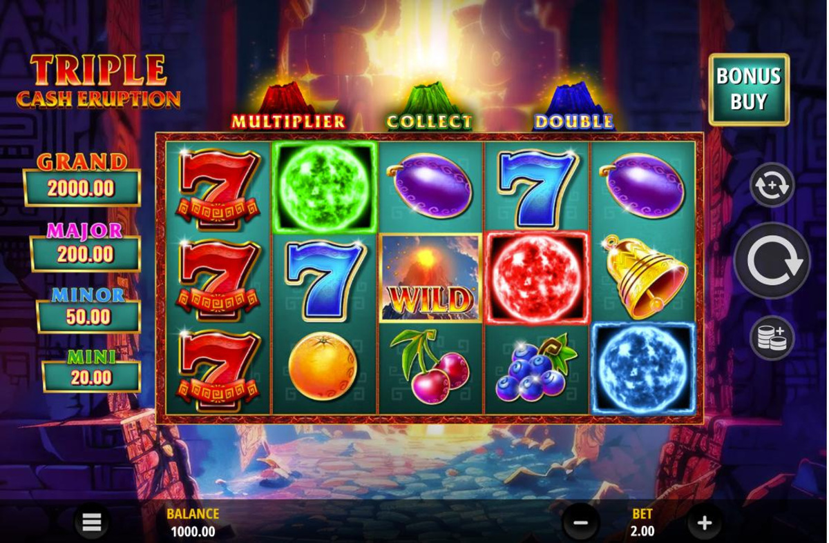 Triple Cash Eruption new online slot