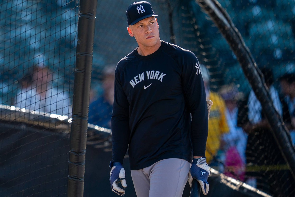 New York Yankees right fielder Aaron Judge (99) © Neville E. Guard-Imagn Images