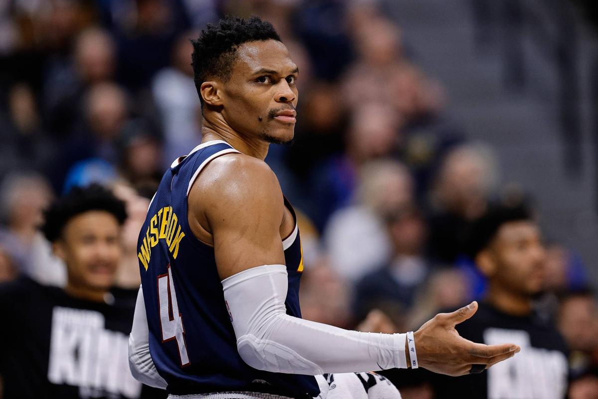  Former Denver Nuggets guard Russell Westbrook (4) © Isaiah J. Downing-Imagn Images